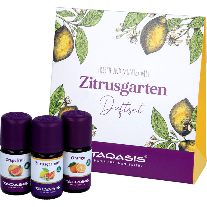 Zitrusgarten Duftset Bio, 3X5 ml