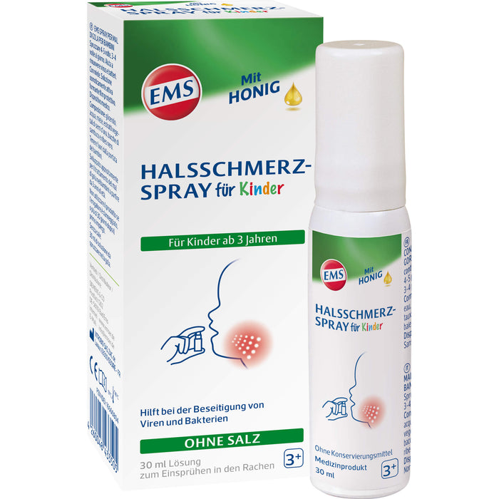 Emser Halsschmerzspray für Kinder, 30 ml SPR