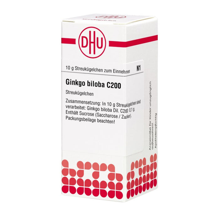 Ginkgo biloba C200 DHU Globuli, 10 g GLO