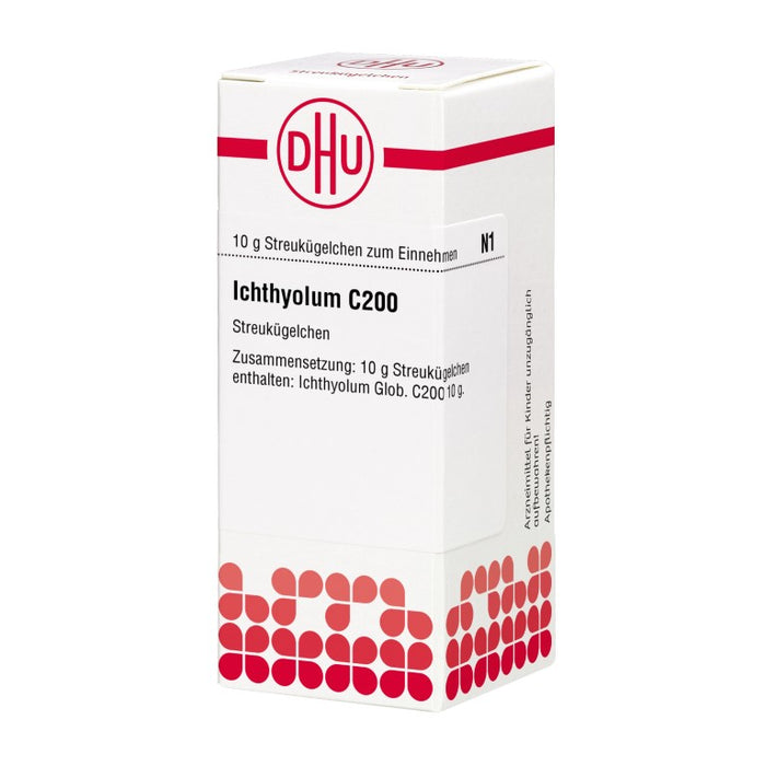 Ichthyolum C200 DHU Globuli, 10 g GLO