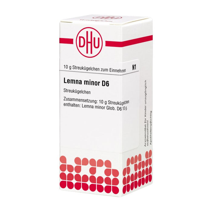 Lemna minor D6 DHU Globuli, 10 g GLO