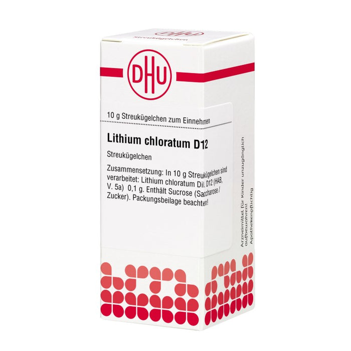 Lithium chloratum D12 DHU Globuli, 10 g GLO