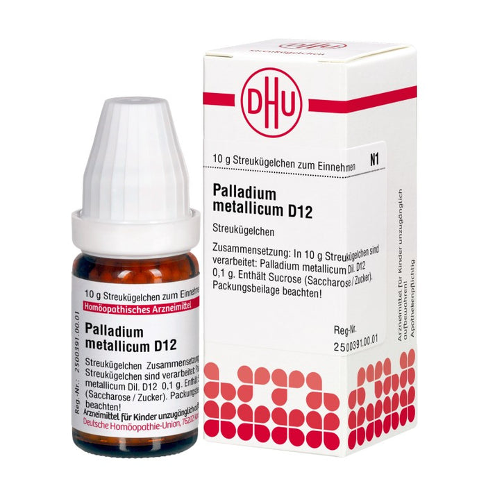 Palladium metallicum D12 DHU Globuli, 10 g GLO