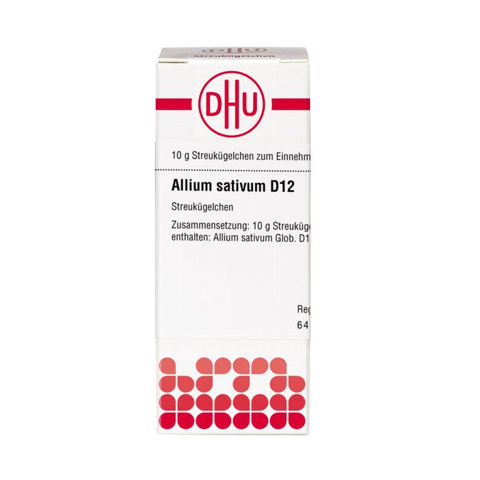 Allium sativum D12 DHU Globuli, 10 g GLO