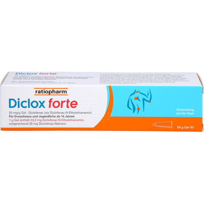 Diclox forte 20 mg/g Gel, 50 g Gel