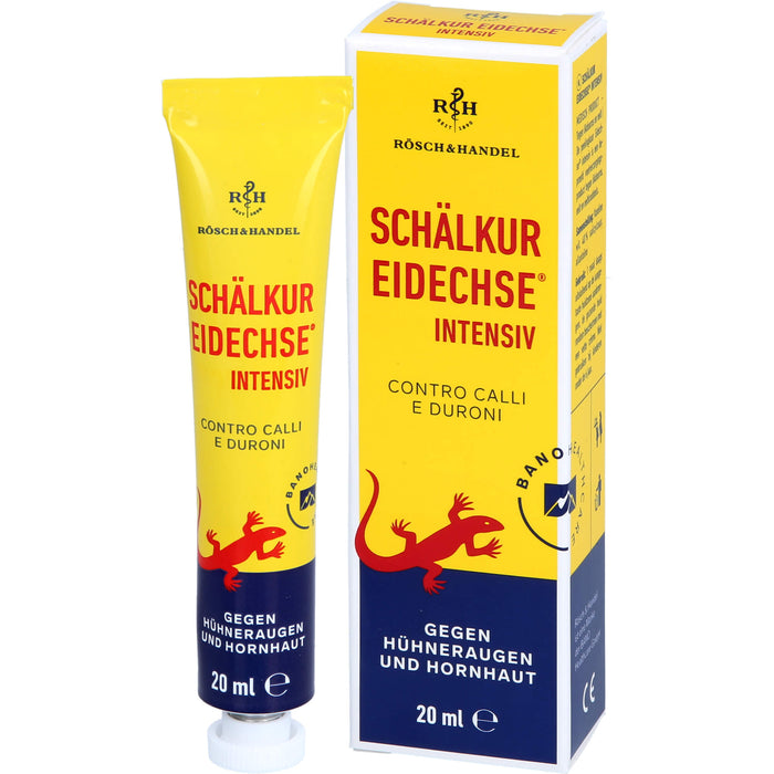 EIDECHSE SCHÄLKUR intensiv 40% Salicylsäure gegen Hühneraugen und Hornhaut, 20 ml Crème