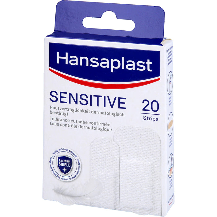 Hansaplast Sensitive Pflaster Hypoallergen, 20 pc Pansement