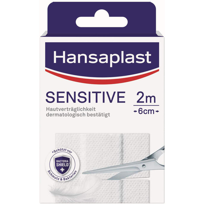 Hansaplast Sensitive Pflaster Hypoallergen 2mx6cm, 1 St. Pflaster