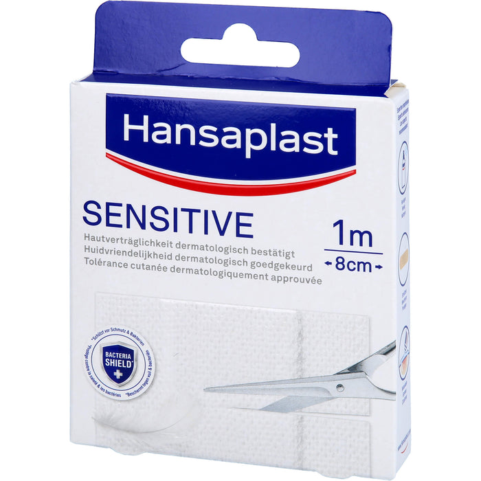 Hansaplast Sensitive Pflaster Hypoallergen 1mx8cm, 1 pcs. Patch