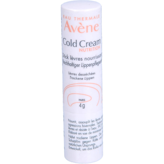 Avène Cold Cream NUTRITION Lippenpflegestift, 4 g Stift