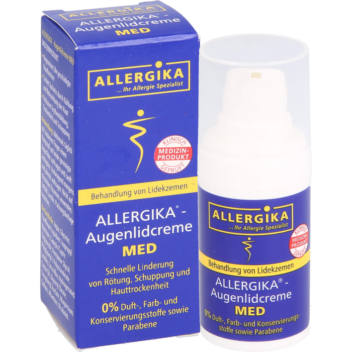 ALLERGIKA Augenlidcreme Med, 15 ml Crème