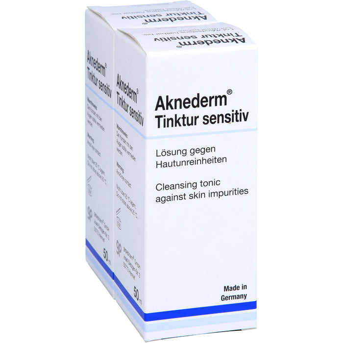 Aknederm Tinktur sensitiv Lösung gegen Hautunreinheiten, 100 ml Solution