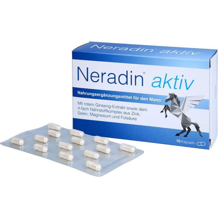 Neradin aktiv Kapseln speziell für die Bedürfnisse des Mannes, 70 pc Capsules