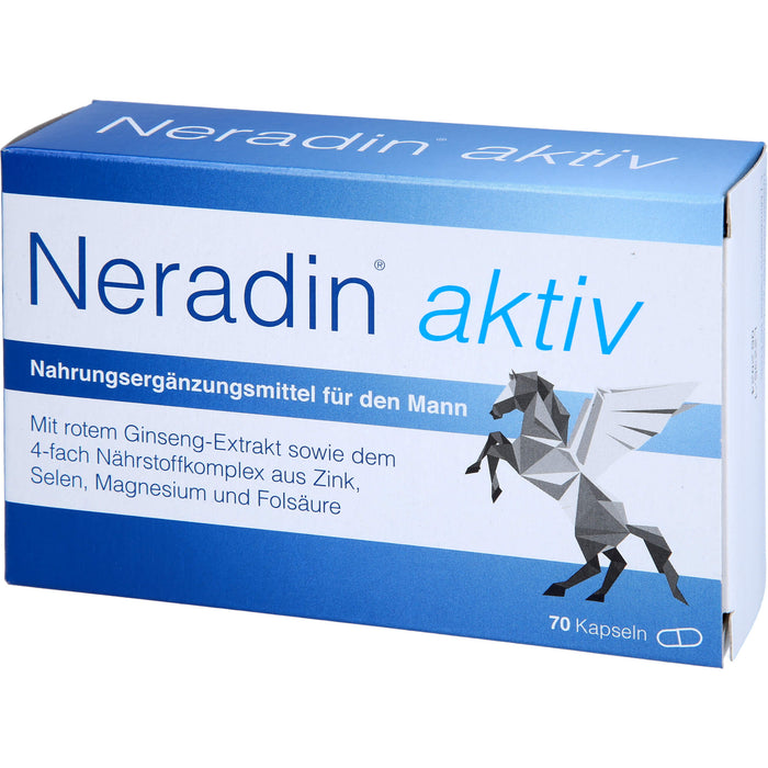 Neradin aktiv Kapseln speziell für die Bedürfnisse des Mannes, 70 pc Capsules