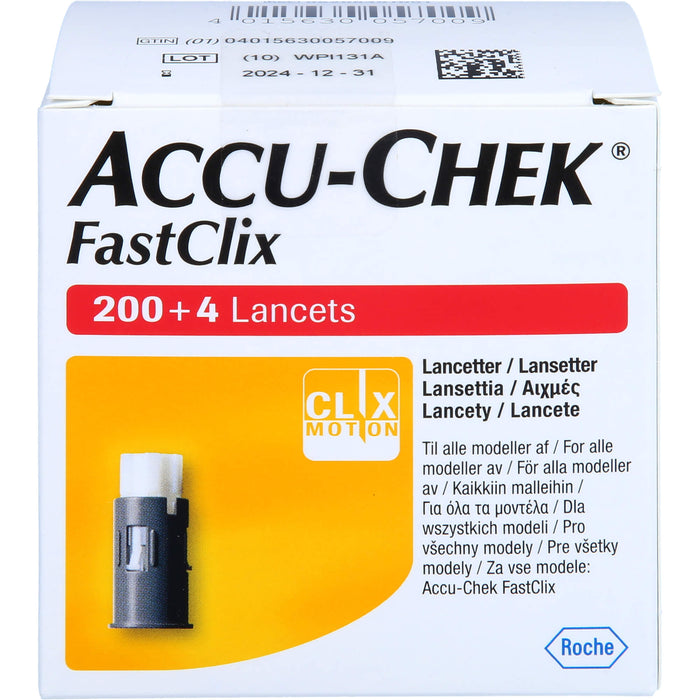 ACCU CHEK FastClix Lanzetten, 204 pc Dispositif