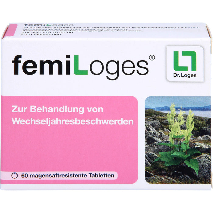 femiLoges Tabletten bei Wechseljahresbeschwerden, 60 pcs. Tablets