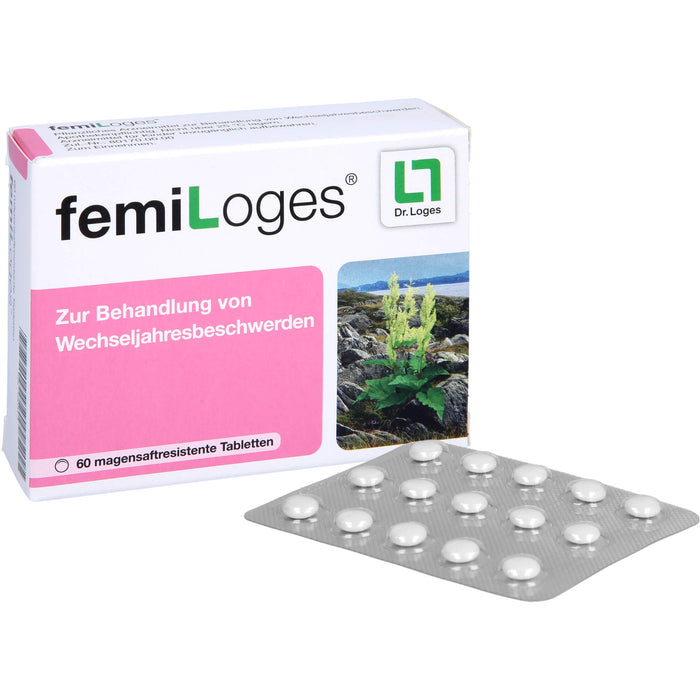 femiLoges Tabletten bei Wechseljahresbeschwerden, 60 St. Tabletten