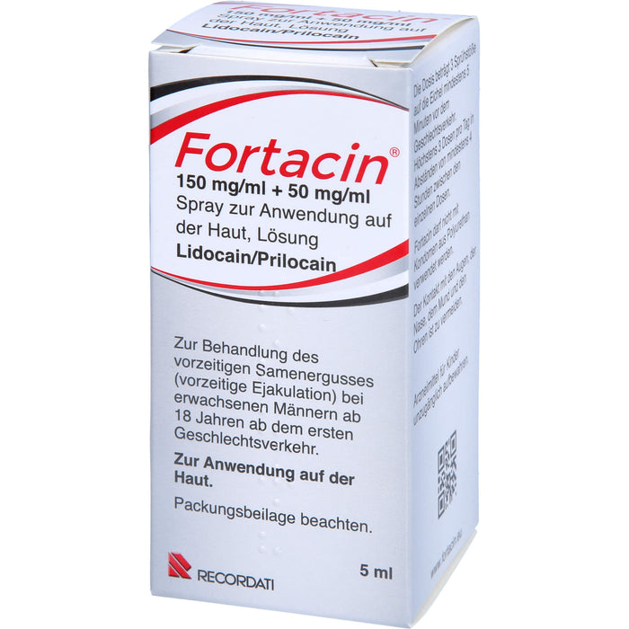 Fortacin 150 mg/ml + 50 mg/ml Spray zur Anwendung auf der Haut, Lösung, 5 ml SPR