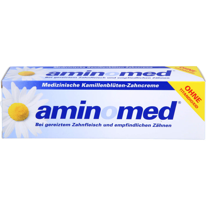 aminomed Kamillenblüten Zahncreme ohne Titandioxid, 75 ml Toothpaste