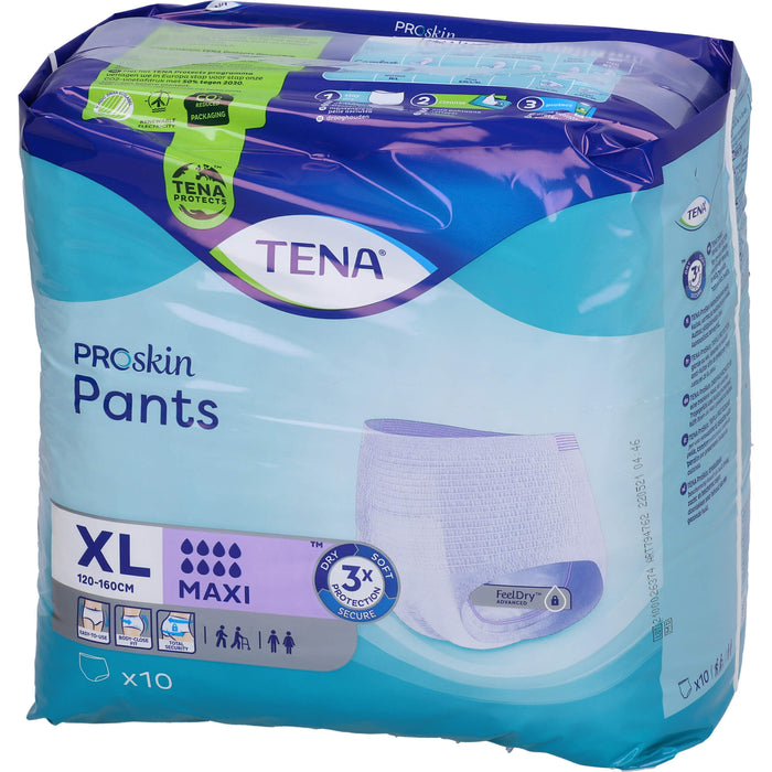 TENA Pants Maxi XL bei Inkontinenz, 10 pcs. Pants