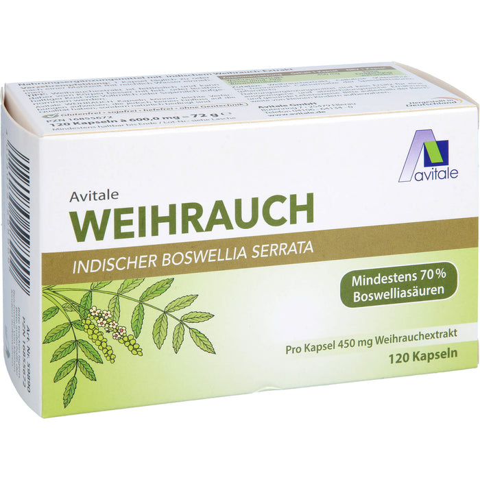 Weihrauch 450mg Boswellia Serrata, 120 St KAP