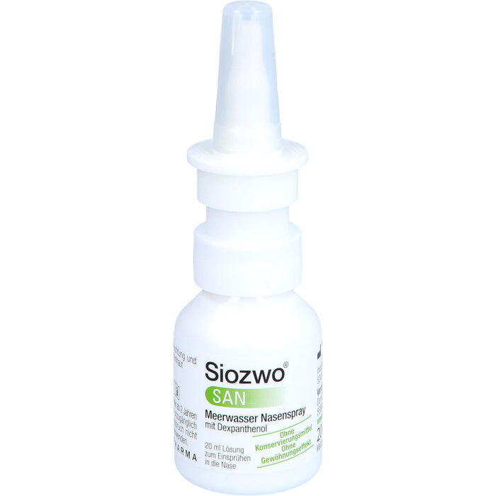 Siozwo SAN Meerwasser Nasenspray mit Dexpanthenol, 20 ml NAS