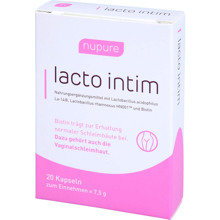 lacto intim - oral Probiotikum bei bakt. Vaginose, 20 St KMR