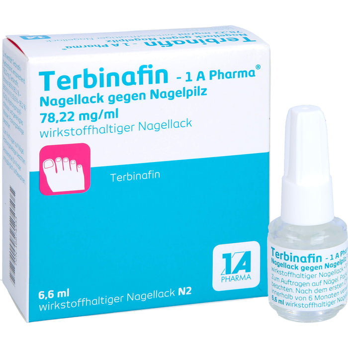 Terbinafin - 1 A Pharma Nagellack gegen Nagelpilz, 6.6 ml Lösung