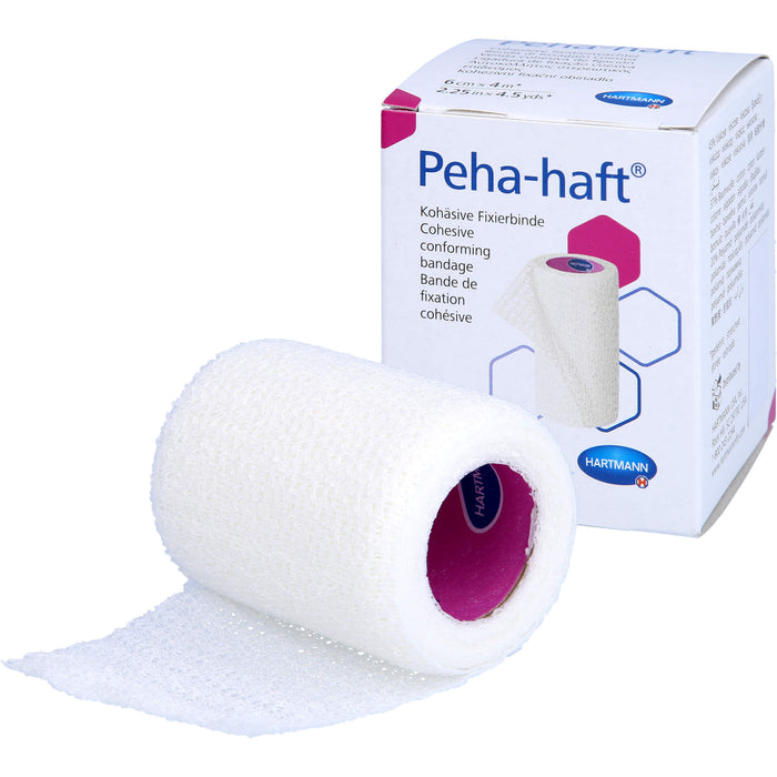 Peha Haft Fixierbinde latexfrei 6 cm x 4 m OTC, 1 pcs. Bandage