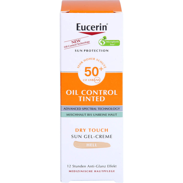 Eucerin Sun Oil C. Tinted 50+ Hell, 50 ml CRE