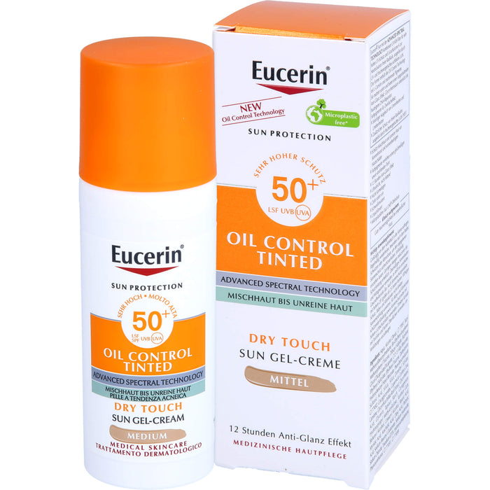 Eucerin Sun Oil C. Tinted 50+ Mittel, 50 ml CRE