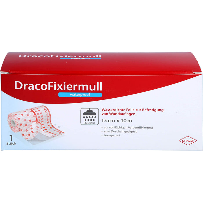 Draco Fixiermull waterproof 15cmx10m, 1 St VER