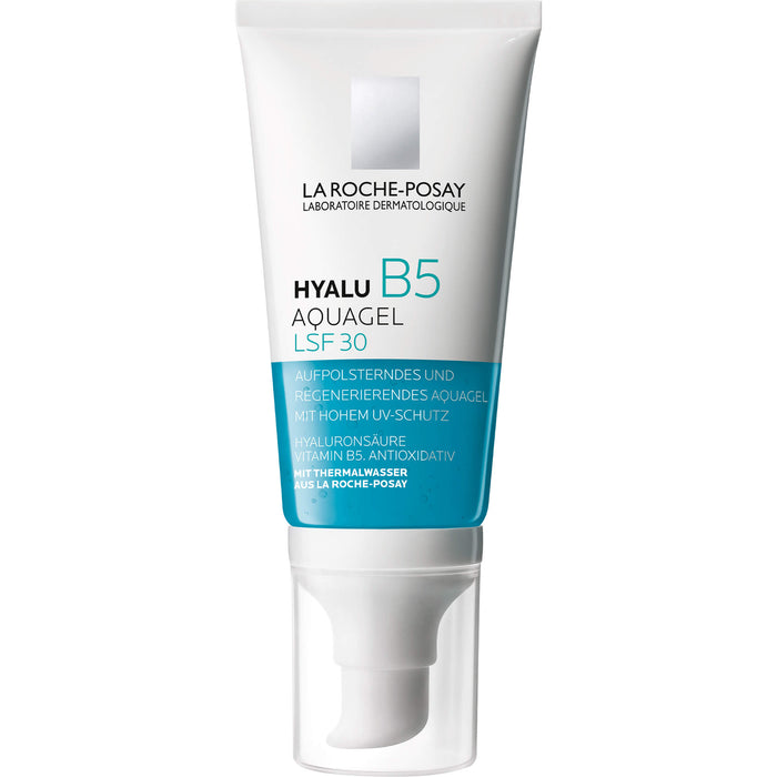 LA ROCHE-POSAY Hyalu B5 LSF 30 aufpolsterndes und regenerierendes Aquagel mit hohem Lichtschutz, mit Hyaluronsäure, 50 ml Gel