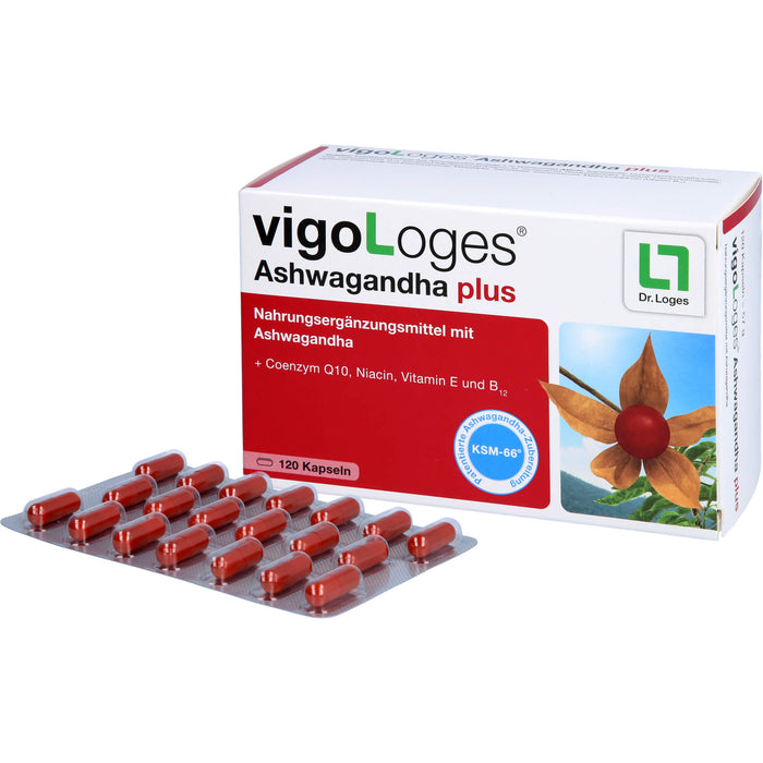 vigoLoges Ashwagandha plus, 120 St. Kapseln