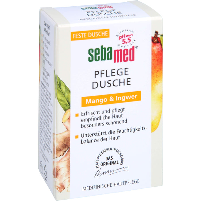 sebamed Pflege-Dusche Mango&Ingwer Feste Dusche, 100 g XPK