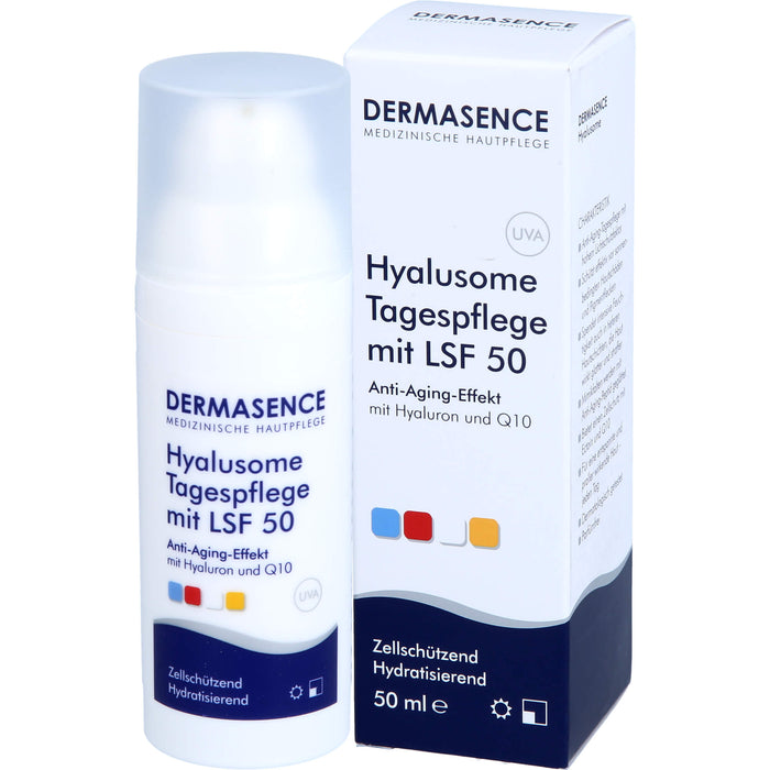 DERMASENCE Hyalusome Tagespflege LSF 50 zellschützend und hydratisierend, 50 ml Lotion