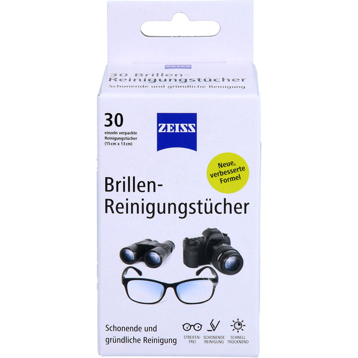 ZEISS Brillen-Reinigungstücher, 30 pc Tissus