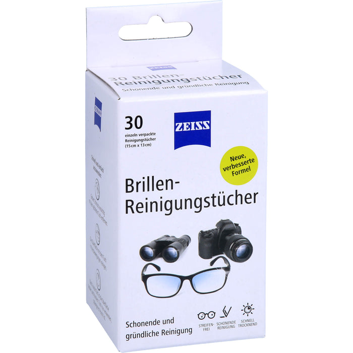 ZEISS Brillen-Reinigungstücher, 30 pc Tissus