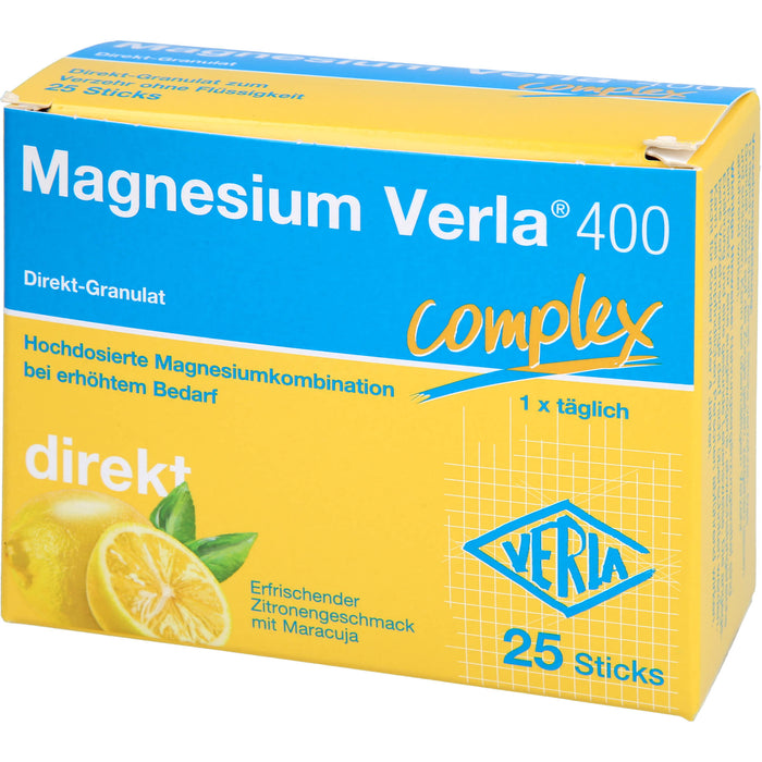 Magnesium Verla 400 Direkt-Granulat, 25 pc Sachets