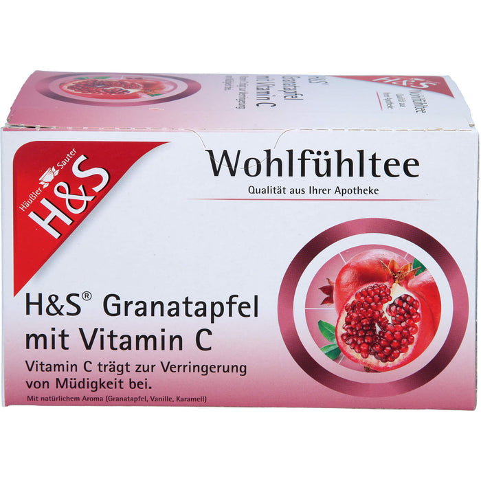 H&S Granatapfel mit Vitamin C, 20X2 g FBE