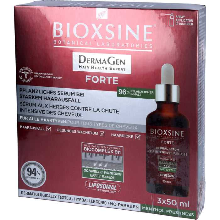 BIOXSINE Dg FORTE SERUM FÜR INTENSIVEN HAARAUSFALL, 3X50 ml