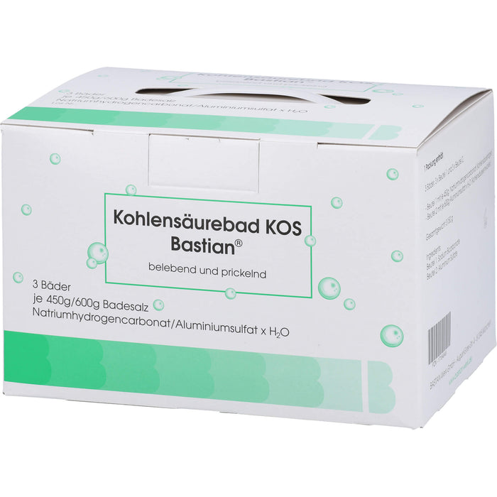 Kohlensäurbad KOS Bastian Badesalz belebend und prickelnd, 3 pcs. Sachets