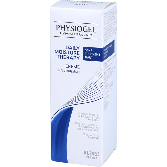 PHYSIOGEL Daily Moisture Therapy Creme für sehr trockene Haut, 75 ml Creme