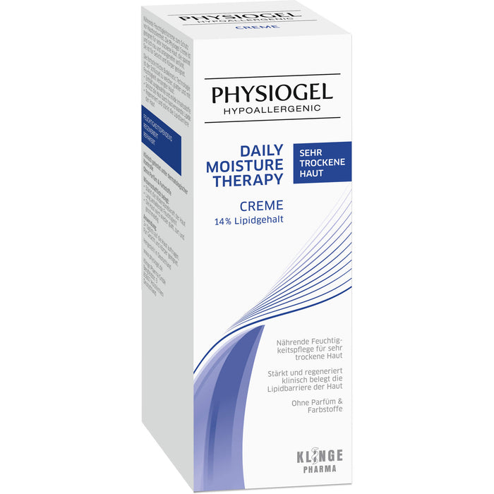 PHYSIOGEL Daily Moisture Therapy Creme für sehr trockene Haut, 75 ml Creme