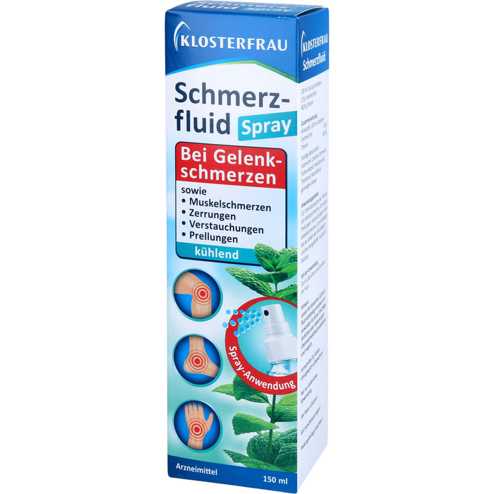 KLOSTERFRAU Schmerzfluid kühlend bei Gelenkschmerzen, 150 ml Lösung