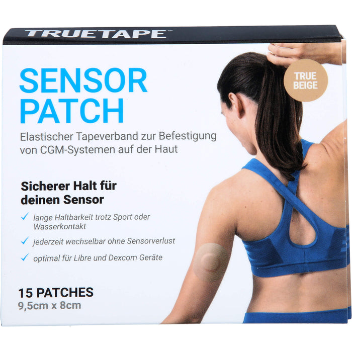 TRUETAPE CGM Patch Sensorpatch Beige, 15 St PFL