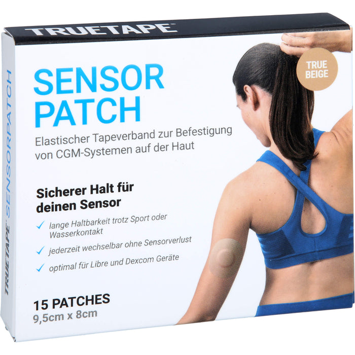 TRUETAPE CGM Patch Sensorpatch Beige, 15 St PFL