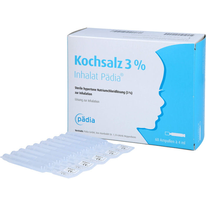 Kochsalz 3 % Inhalat Pädia, 60 St. Ampullen