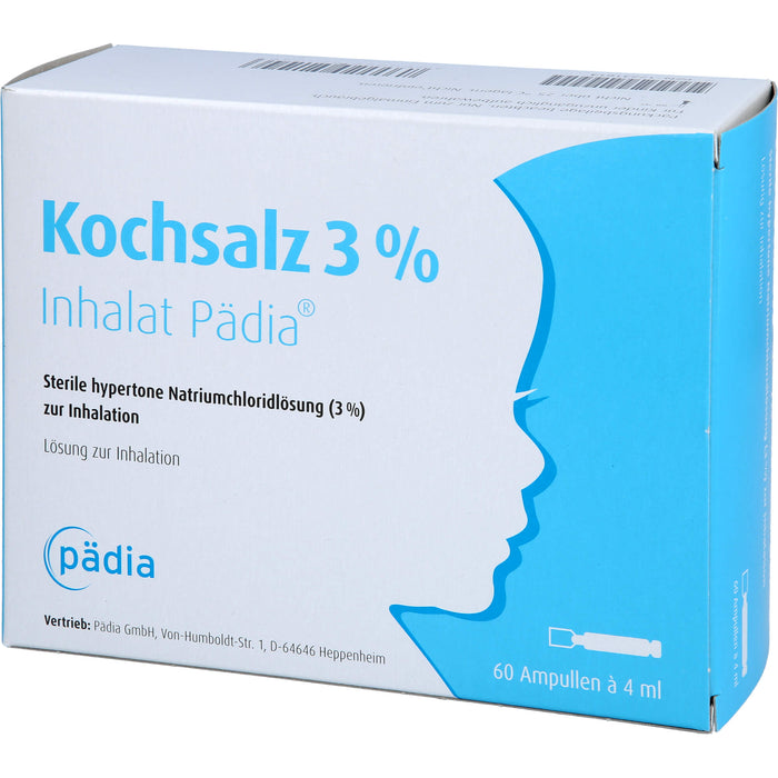 Kochsalz 3 % Inhalat Pädia, 60 pcs. Ampoules