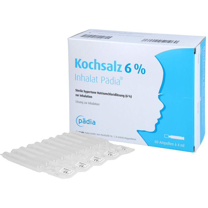 Kochsalz 6% Inhalat Paedia, 60 St IHA